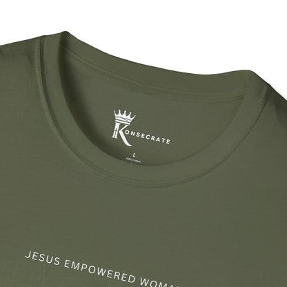 Jesus Empowered Woman T-Shirt Tee – Konsecrate Collection