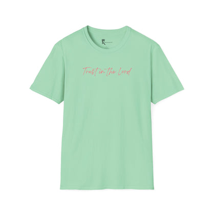 Trust In The Lord Pink T-Shirt