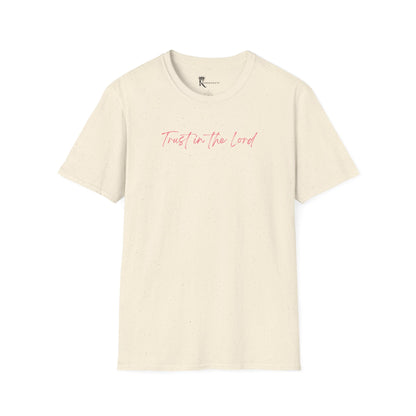 Trust In The Lord Pink T-Shirt