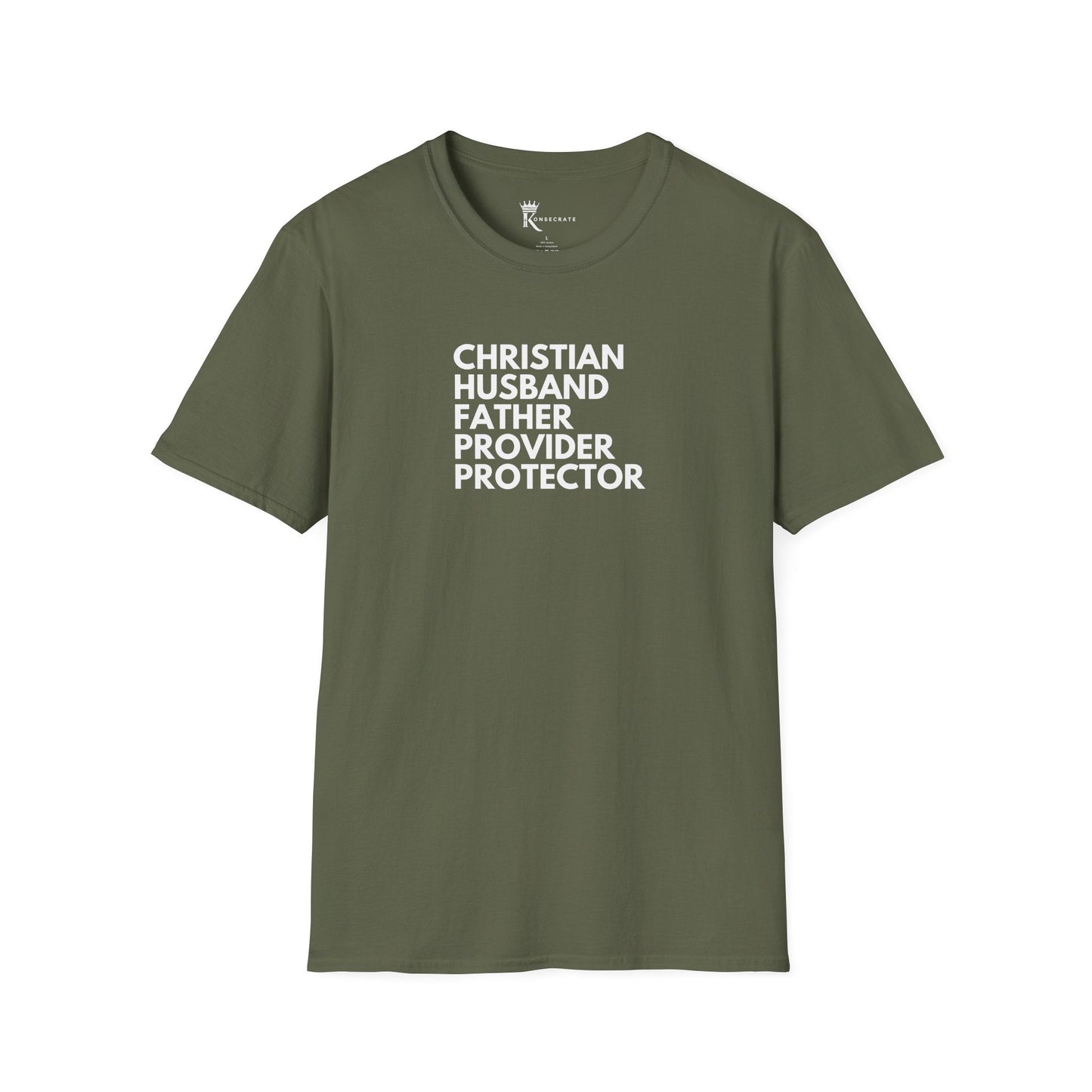 Christian Husband Father T-Shirt – Kingdom Family