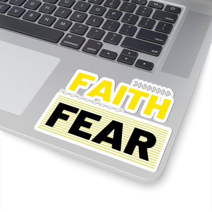Faith Over Fear Sticker – Bold Faith Collection