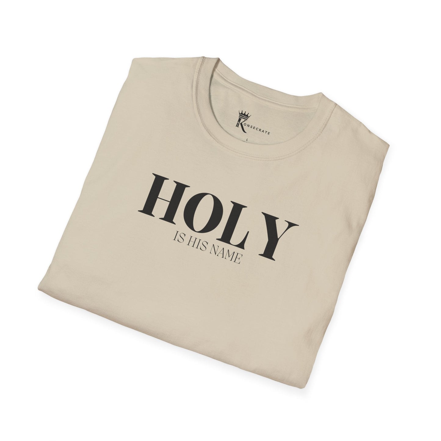 Holy Is His Name Tee – Bold Faith Collection