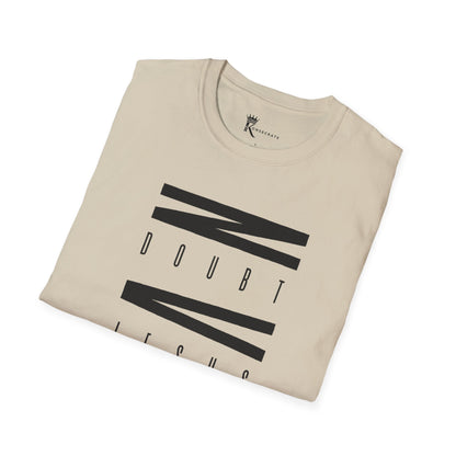 Never Doubt Jesus Black T-Shirt  – Bold Faith Collection