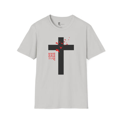 Love Like Jesus Red T-Shirt – Bold Faith Collection