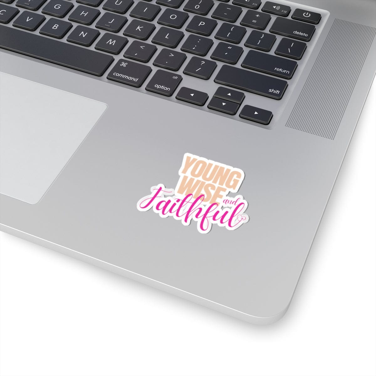 Young Wise & Faithful Kiss-Cut Sticker Pink – Bold Faith Collection