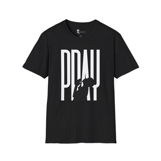 Pray White T-Shirt  – Bold Faith Collection