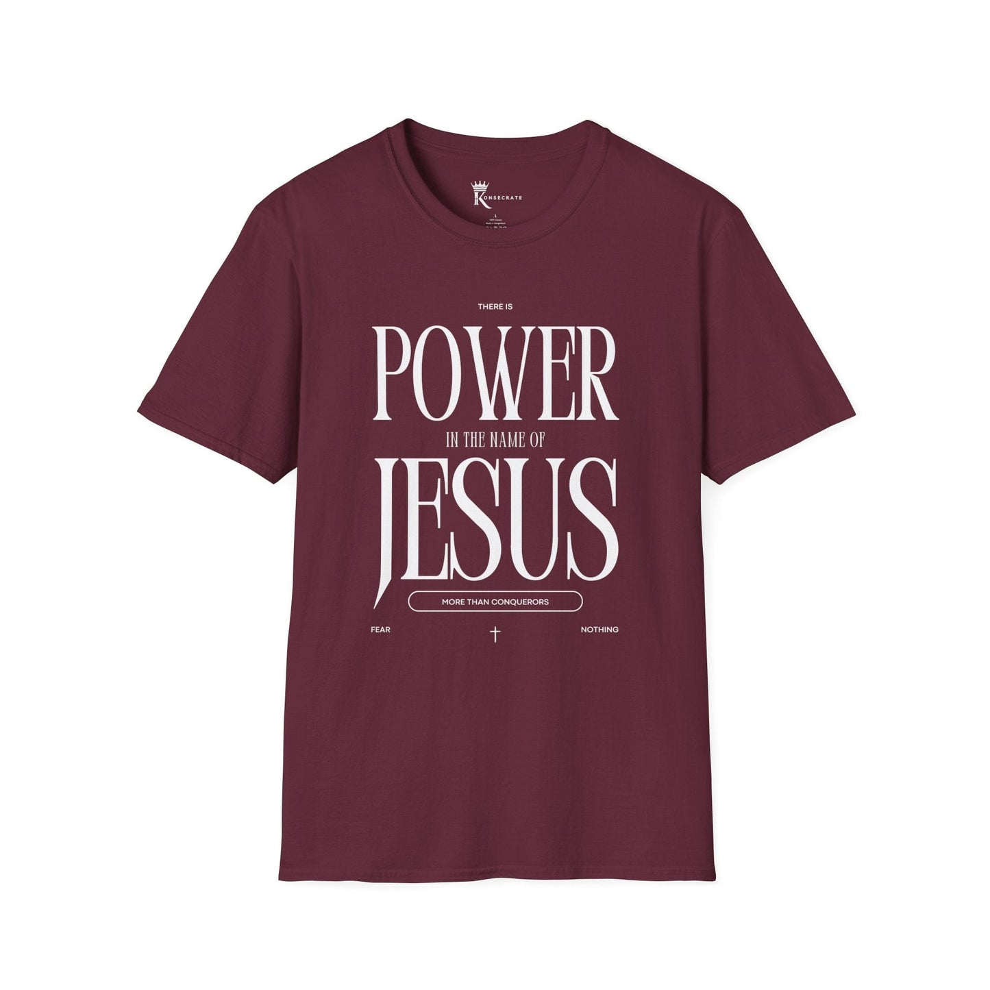 Power In His Name T-Shirt  – Bold Faith Collection