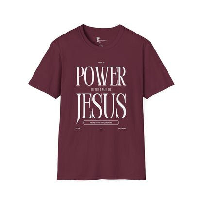 Power In His Name T-Shirt  – Bold Faith Collection