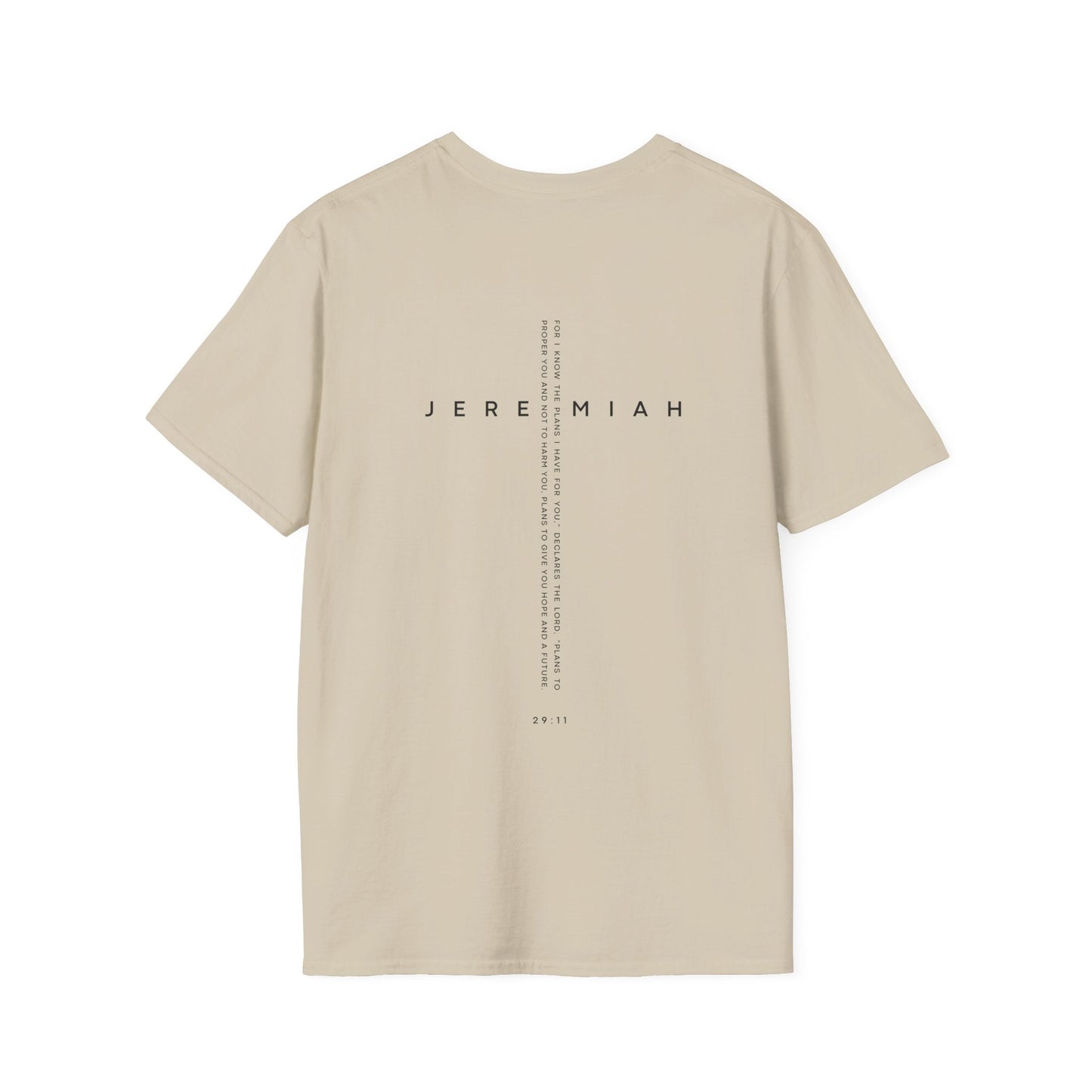 Jeremiah 29:11 Back T-Shirt – Hidden Gems Collection