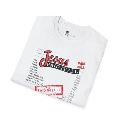 Paid In Full T-Shirt – Bold Faith Collection