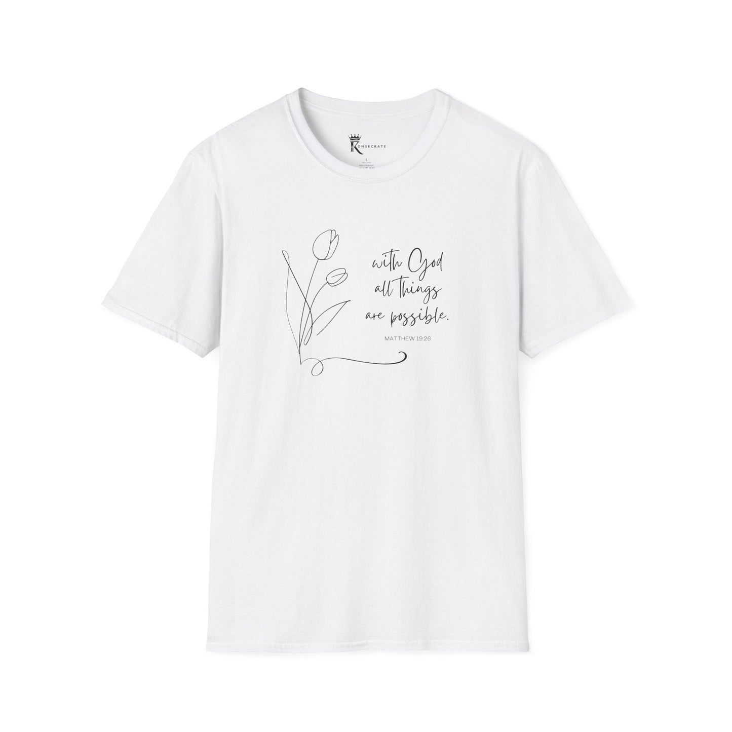 With God All Things Are Possible T-Shirt – Ester Edition