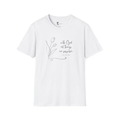 With God All Things Are Possible T-Shirt – Ester Edition