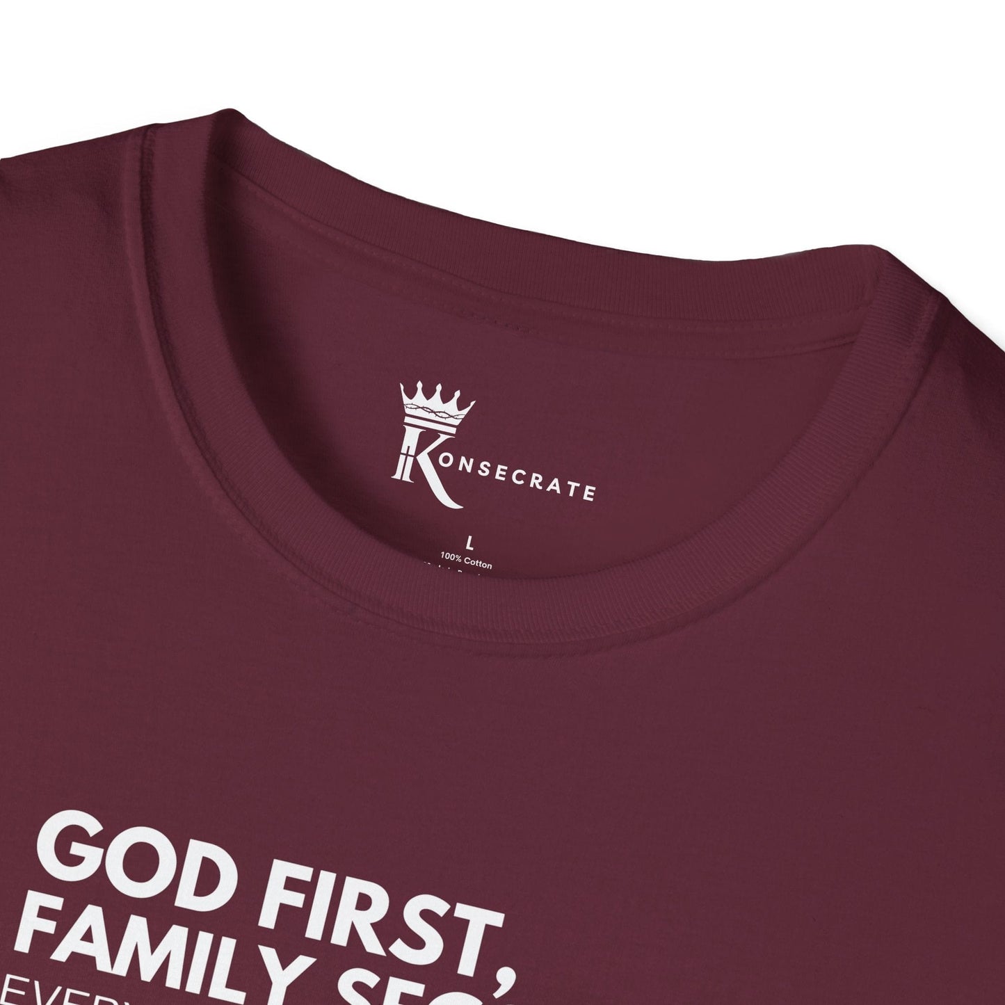 God First, Family Second T-Shirt – Kingdom Family Collection