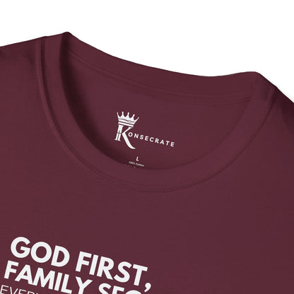 God First, Family Second T-Shirt – Kingdom Family Collection