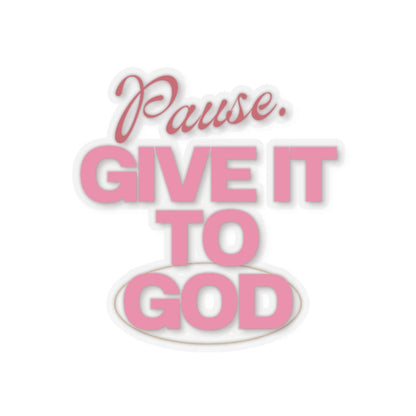 Give It To God Image Sticker – Accessories