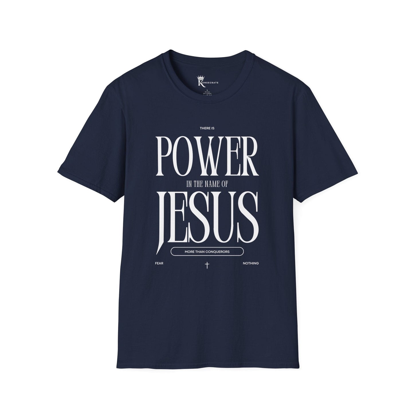 Power In His Name T-Shirt  – Bold Faith Collection