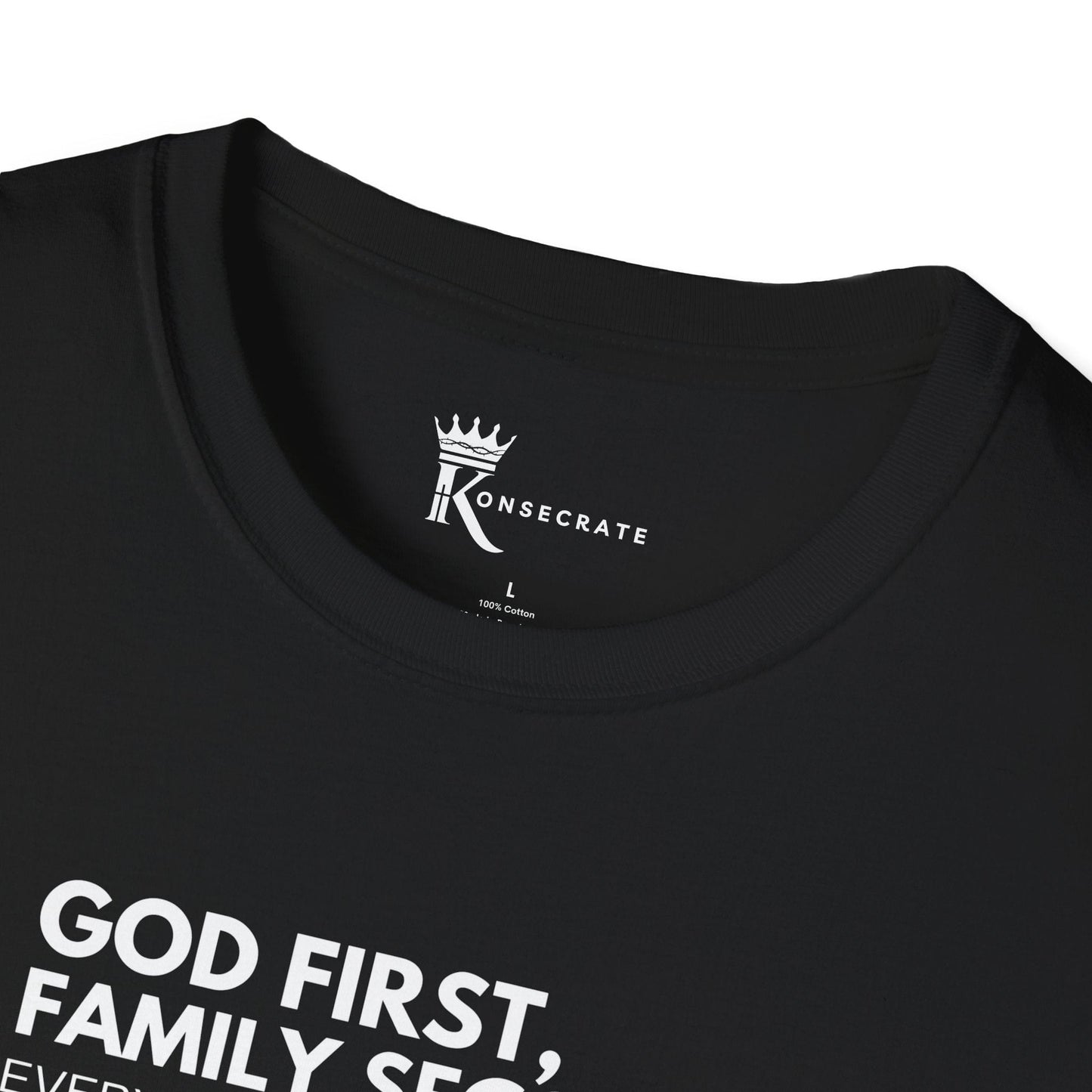 God First, Family Second T-Shirt – Kingdom Family Collection