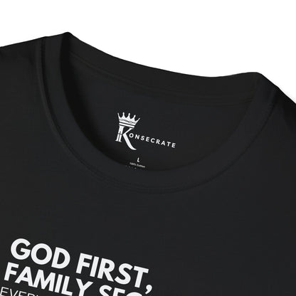 God First, Family Second T-Shirt – Kingdom Family Collection