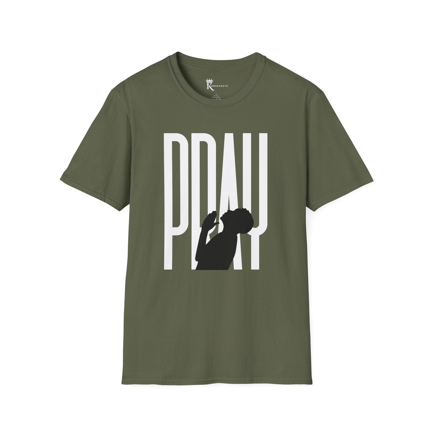 Pray White T-Shirt  – Bold Faith Collection