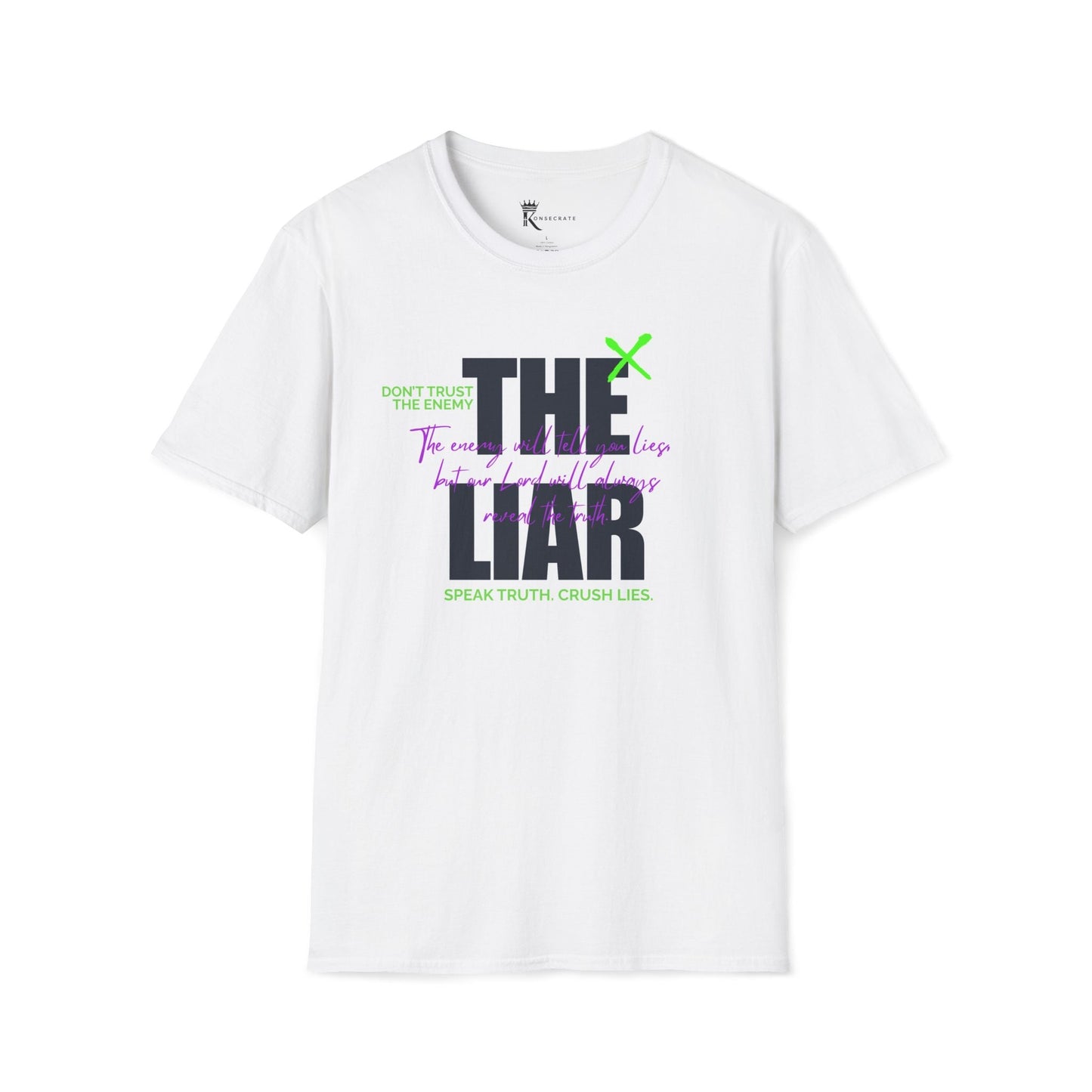 Don'T Trust The Enemy, The Liar T-Shirt Tee – Bold Faith Collection