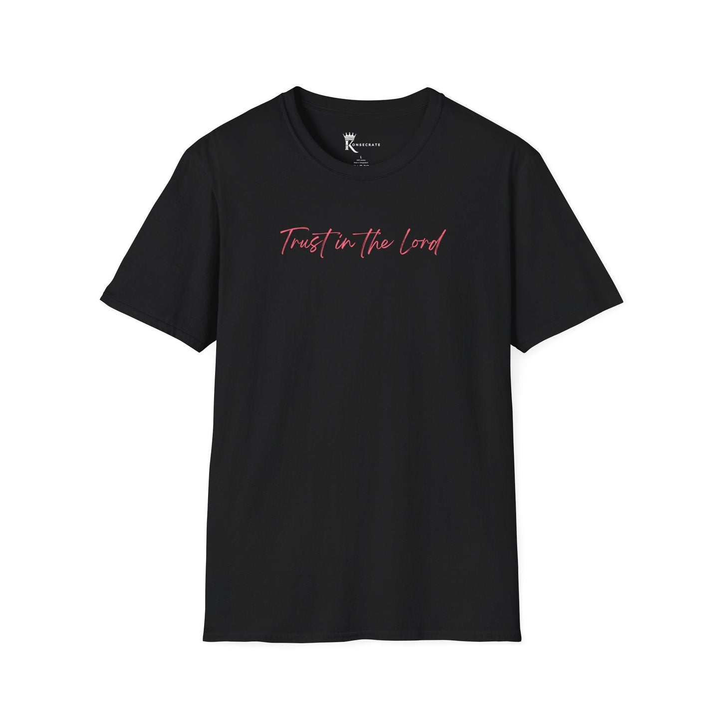 Trust In The Lord Pink T-Shirt