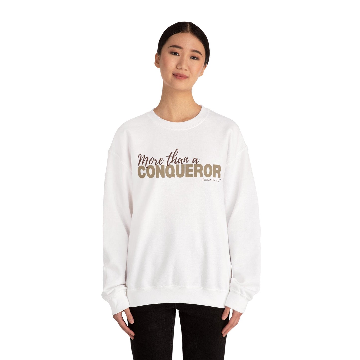 More Than a Conqueror Crewneck Sweatshirt