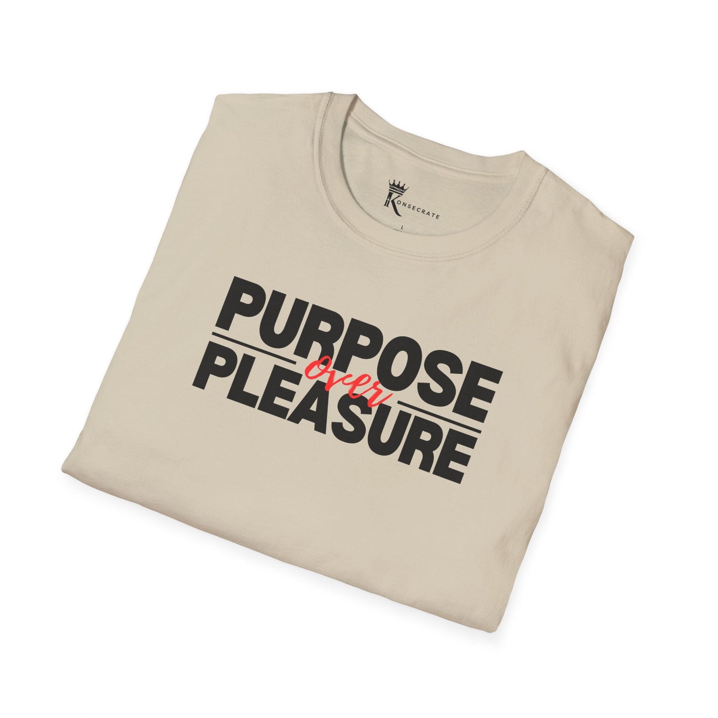 Purpose Over Pleasure Tee – Bold Faith Collection
