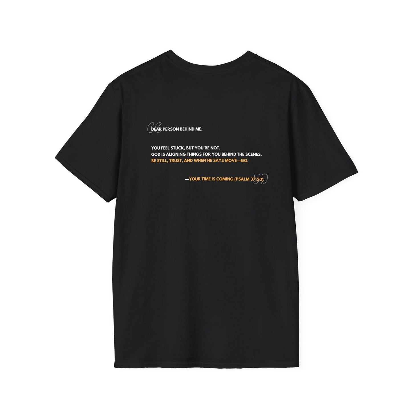 Your Time Is Coming - Psalm 37:23 Yellow T-Shirt  – Love Thy Neighbor Collection