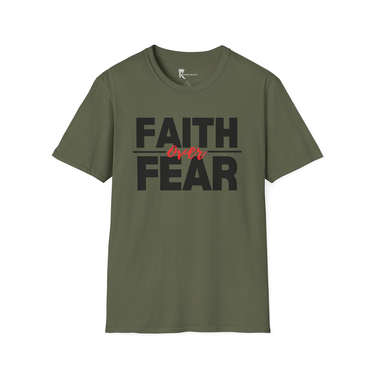 Faith Over Fear Tee – Bold Faith Collection