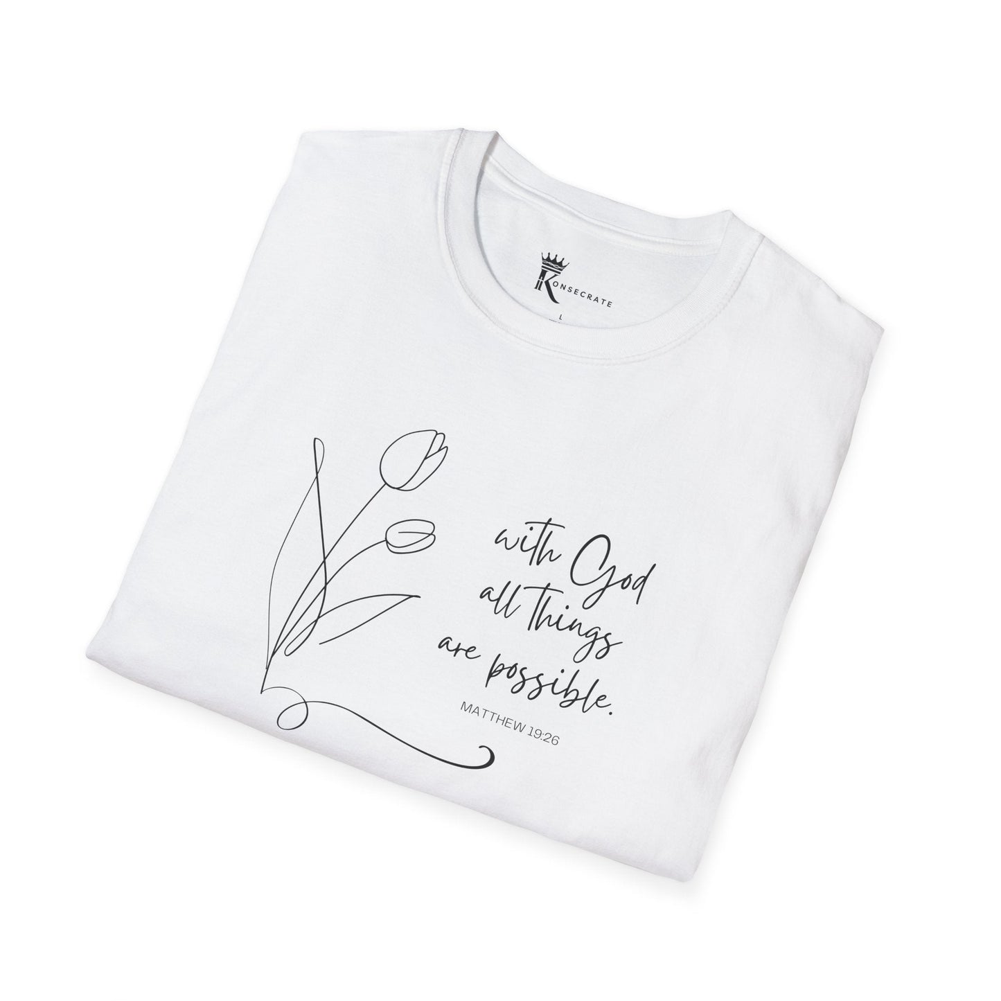 With God All Things Are Possible T-Shirt – Ester Edition