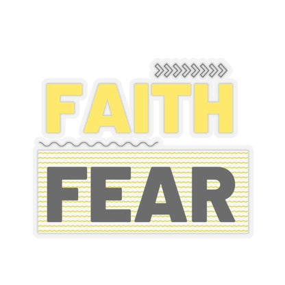 Faith Over Fear Sticker – Bold Faith Collection