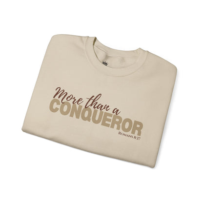 More Than a Conqueror Crewneck Sweatshirt