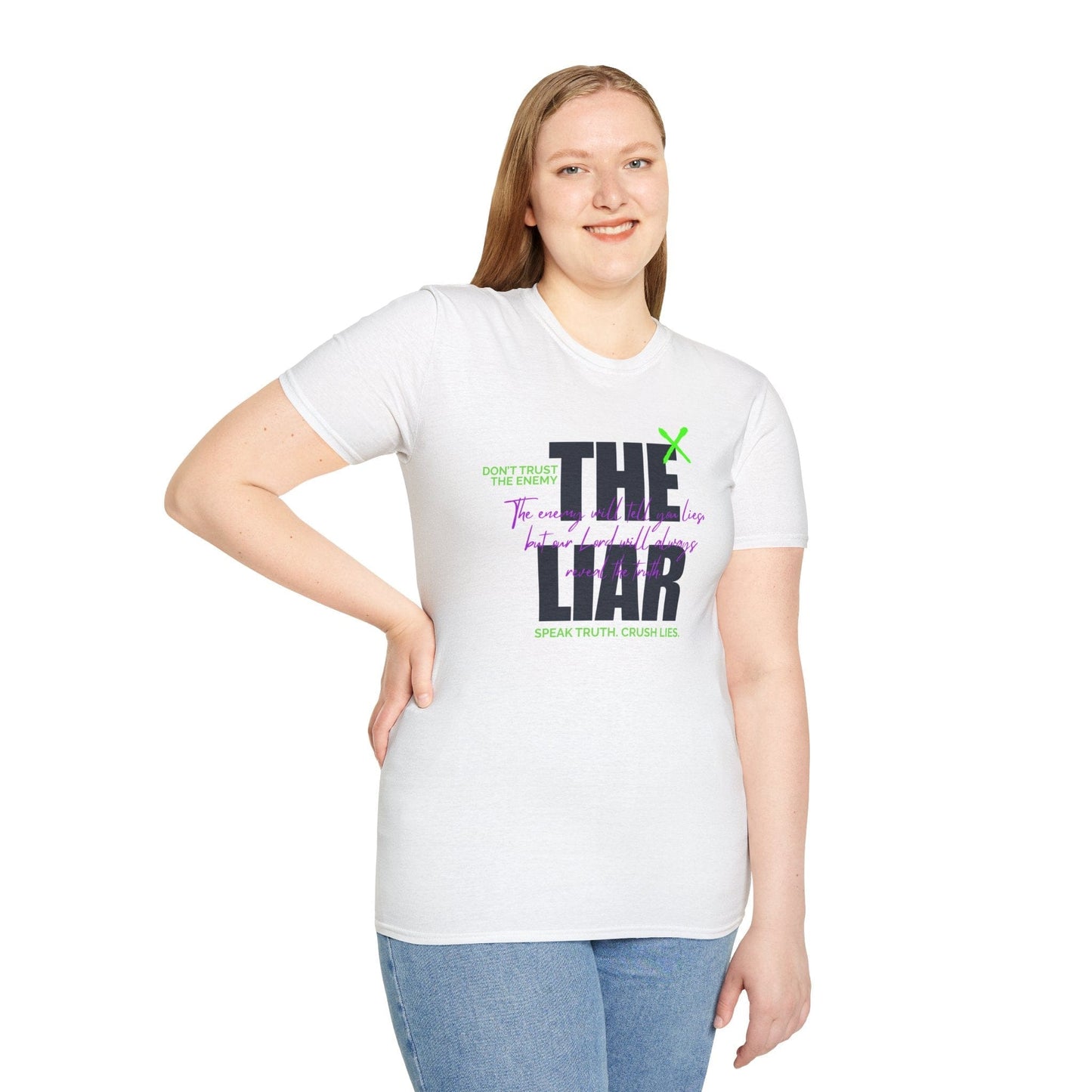 Don'T Trust The Enemy, The Liar T-Shirt Tee – Bold Faith Collection