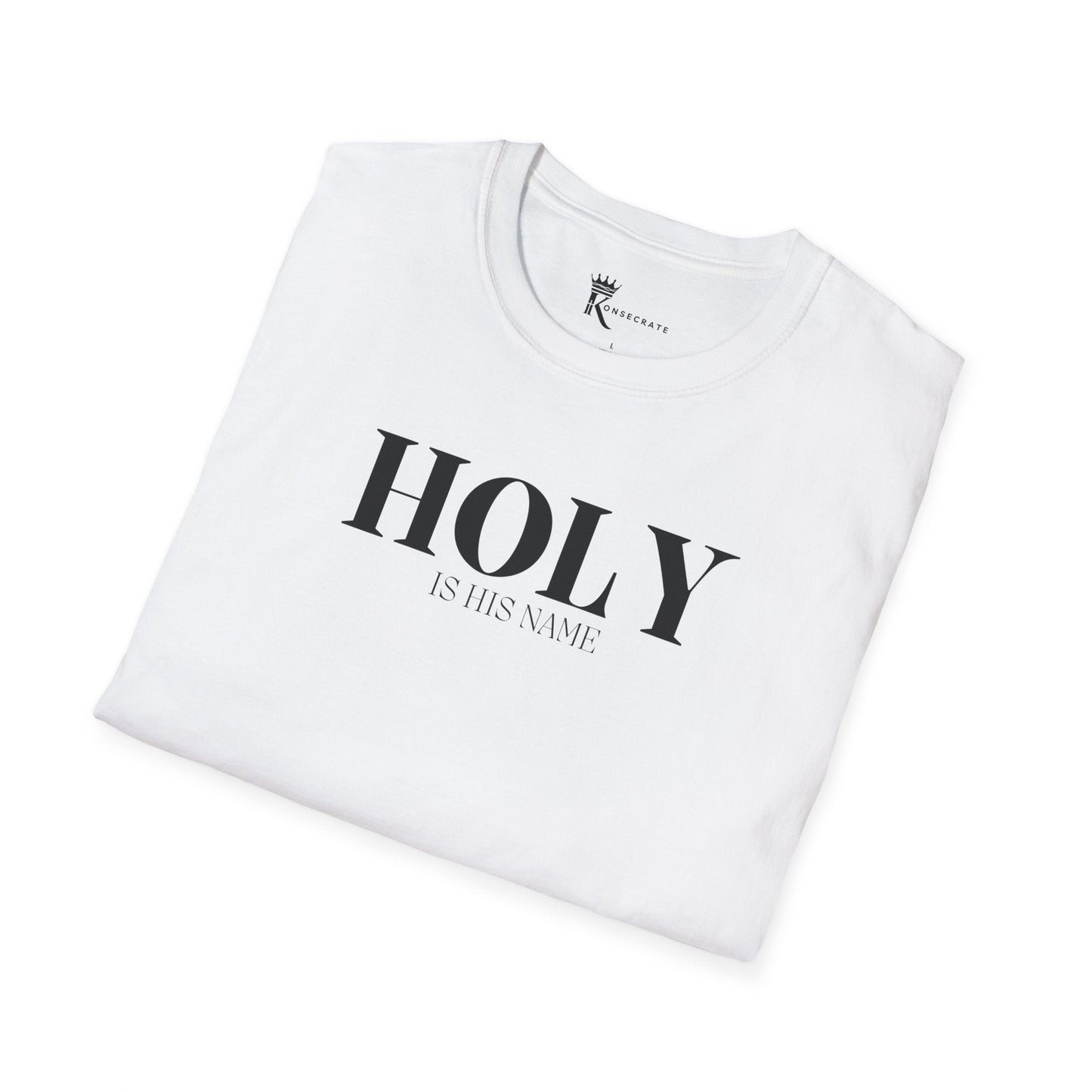 Holy Is His Name Tee – Bold Faith Collection