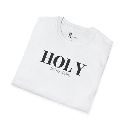 Holy Is His Name Tee – Bold Faith Collection