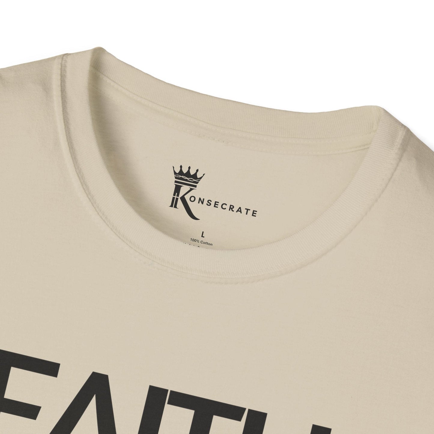 Faith Over Fear Glitch Tee – Bold Faith Collection