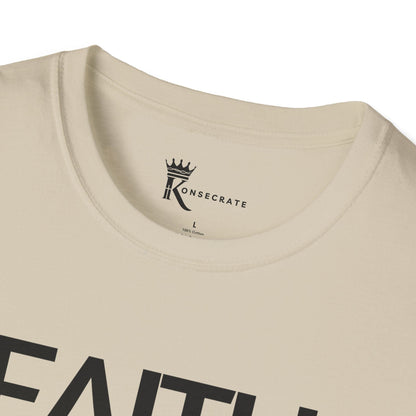 Faith Over Fear Glitch Tee – Bold Faith Collection