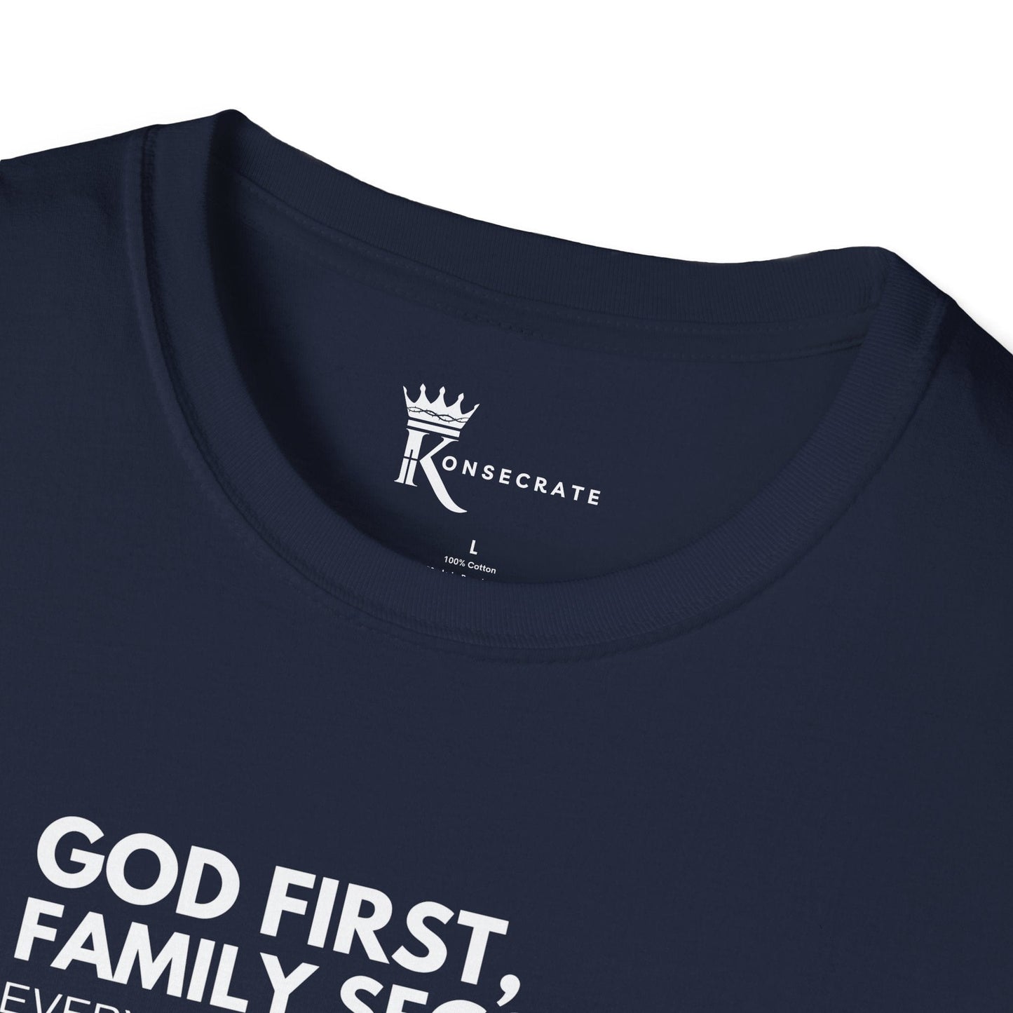 God First, Family Second T-Shirt – Kingdom Family Collection