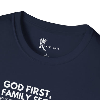God First, Family Second T-Shirt – Kingdom Family Collection