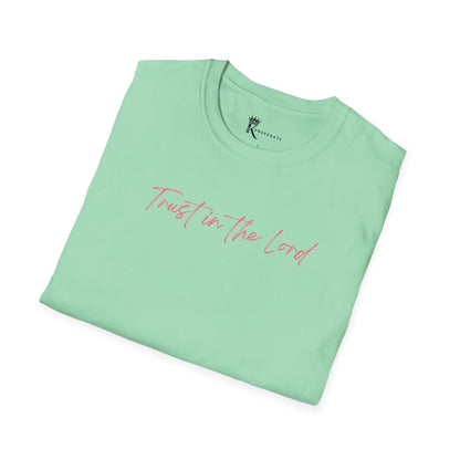 Trust In The Lord Pink T-Shirt