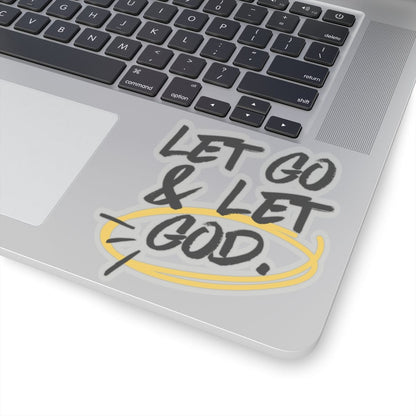 Let Go & Let God Sticker – Accessories
