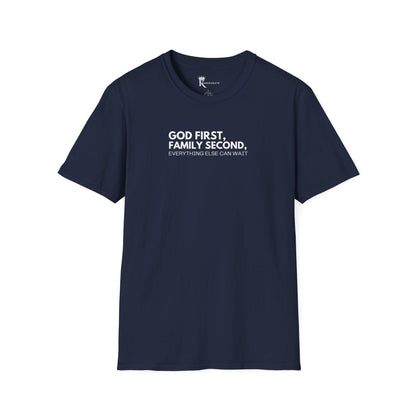 God First, Family Second T-Shirt – Kingdom Family Collection