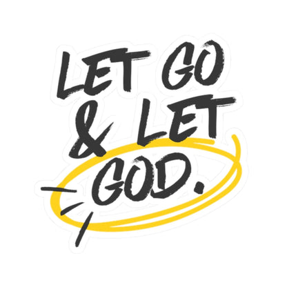 Let Go & Let God Sticker – Accessories