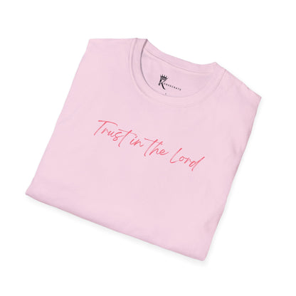 Trust In The Lord Pink T-Shirt