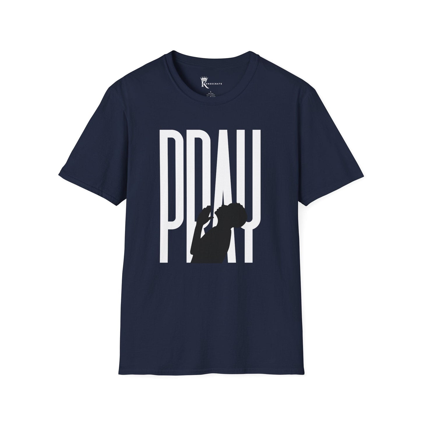 Pray White T-Shirt  – Bold Faith Collection