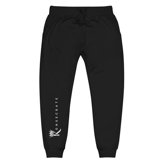 Black Konsecrate Signature Jogger sweatpants