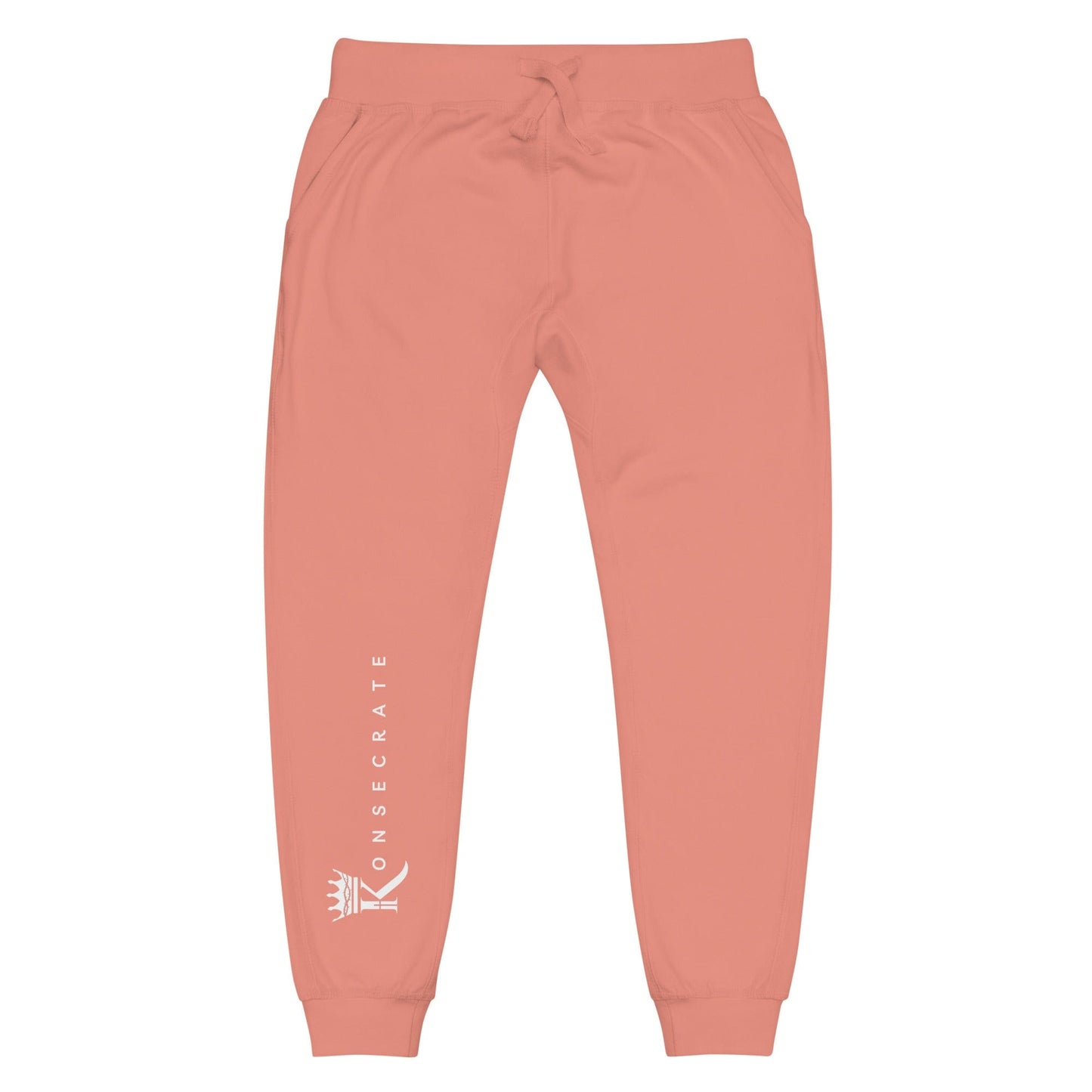 Front view of Dusty Rose Konsecrate Signature Jogger 
