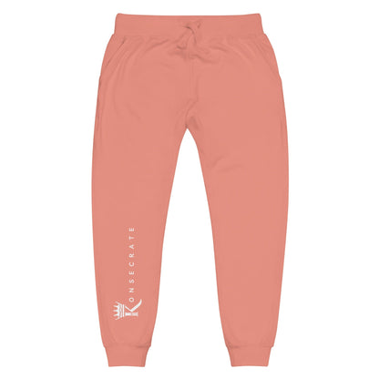 Front view of Dusty Rose Konsecrate Signature Jogger 