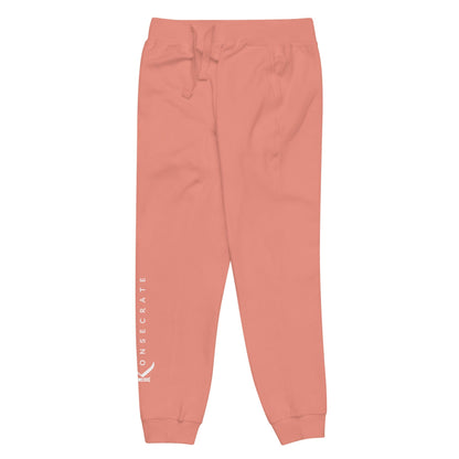 Left view of Dusty Rose Konsecrate Signature Jogger 