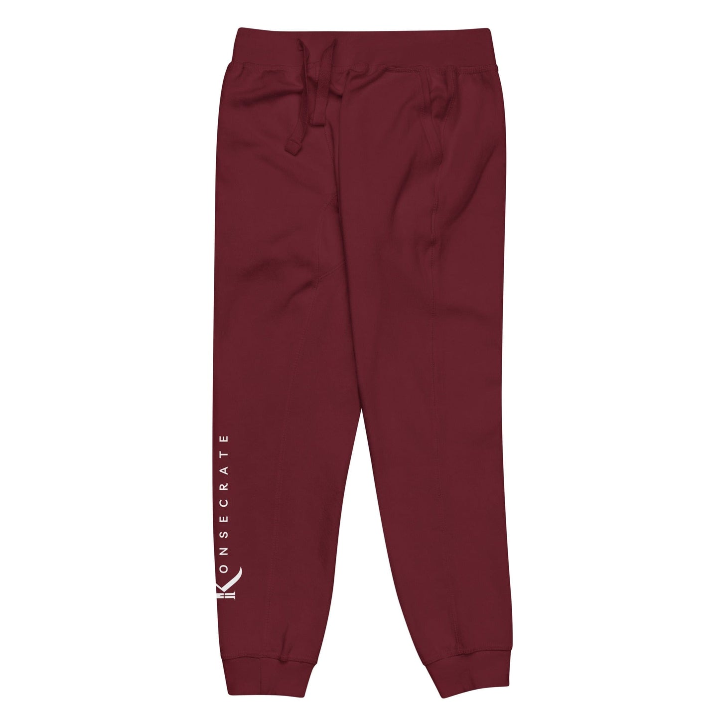 Left view of Maroon Konsecrate Signature Jogger 